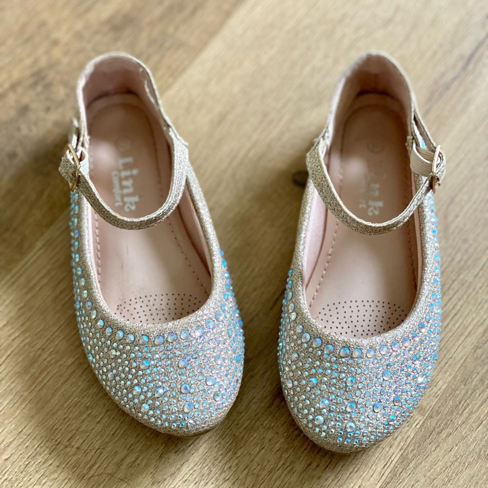 Link Toddler Sequins Dress Shoes Size 10